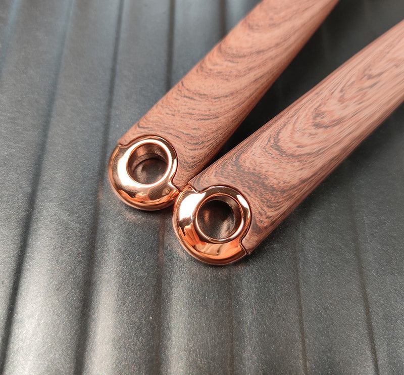 Anygleam Kitchen Utensils Non-stick Brown 10 Set Gold Plated Handle with Support Point Cooking Tool Accessories Heat Resistant Kitchenware