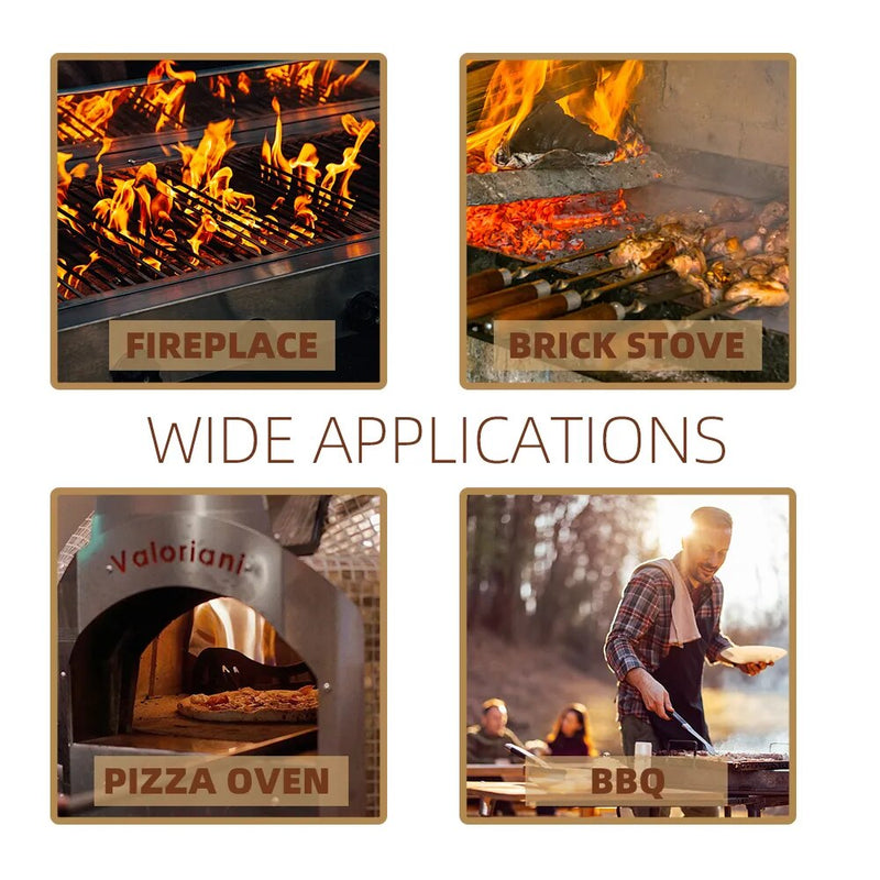 Anygleam Silver 67cm Small Aluminum Ash Rake and Coal Mixing Pizza Tool Accessories