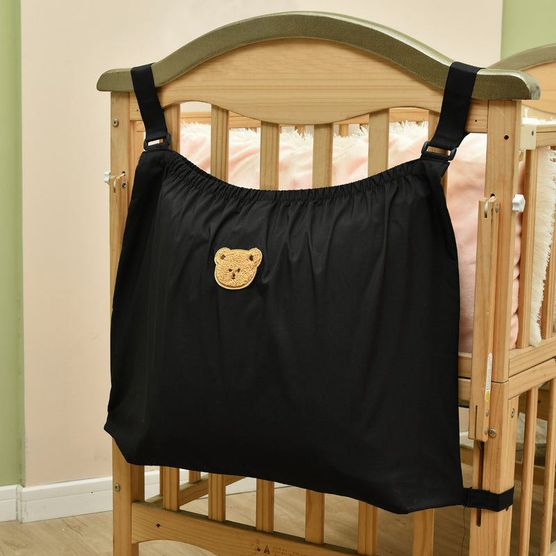 Anysort Mommy Diaper Bag Black Stroller Organizer for Baby Carriages Mommy Open Large Storage Bag