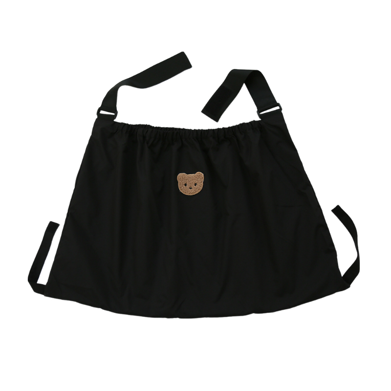Anysort Mommy Diaper Bag Black Stroller Organizer for Baby Carriages Mommy Open Large Storage Bag