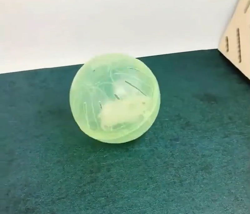 ANYWAGS Pet Toys Yellow Hamster Mouse Soft Running Ball