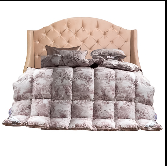 ANYHOUZ Duvet Cover Cloudy Fluffy Puffer Bed Comforter