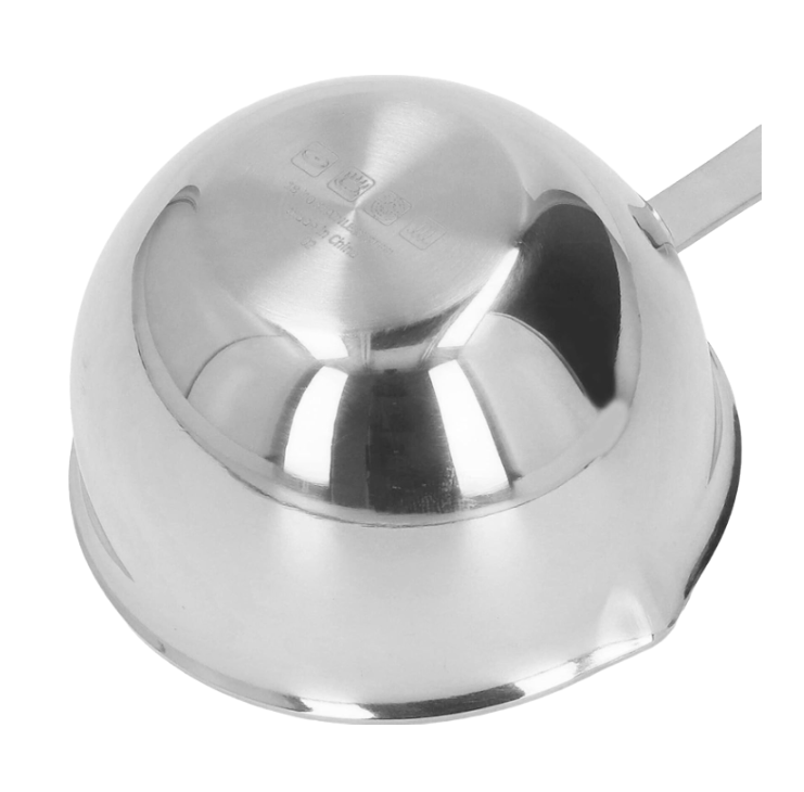 Anygleam Cookware Pouring Pots 1PC Silver Mini Sauce Heating Stainless Steel Kitchen Chocolate Pot Butter Milk Drip Pot Small With Handle