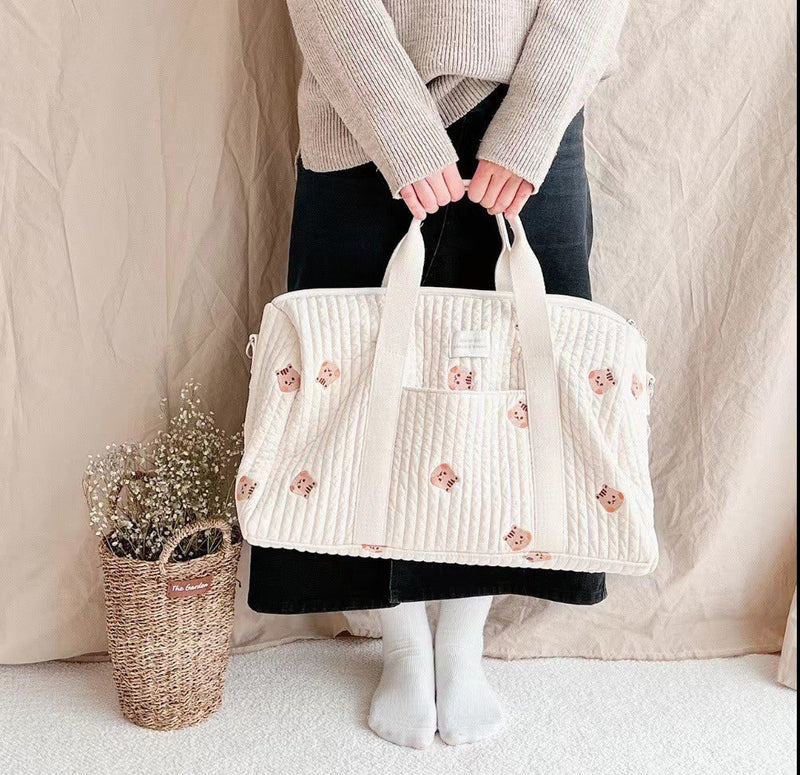 Anymom Mommy Diaper Bag Rabbit Design Travel Handbag Adjustable and Removable Strap Ins Style Mommy Shoulder Maternity Boston Cute Bags