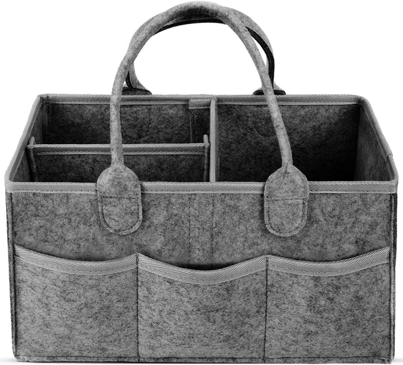 Anysort Mommy Diaper Bag Dark Grey Organizer Multifunctional Newborn Things Nursery Stackers and Caddies Pouch Large Storage