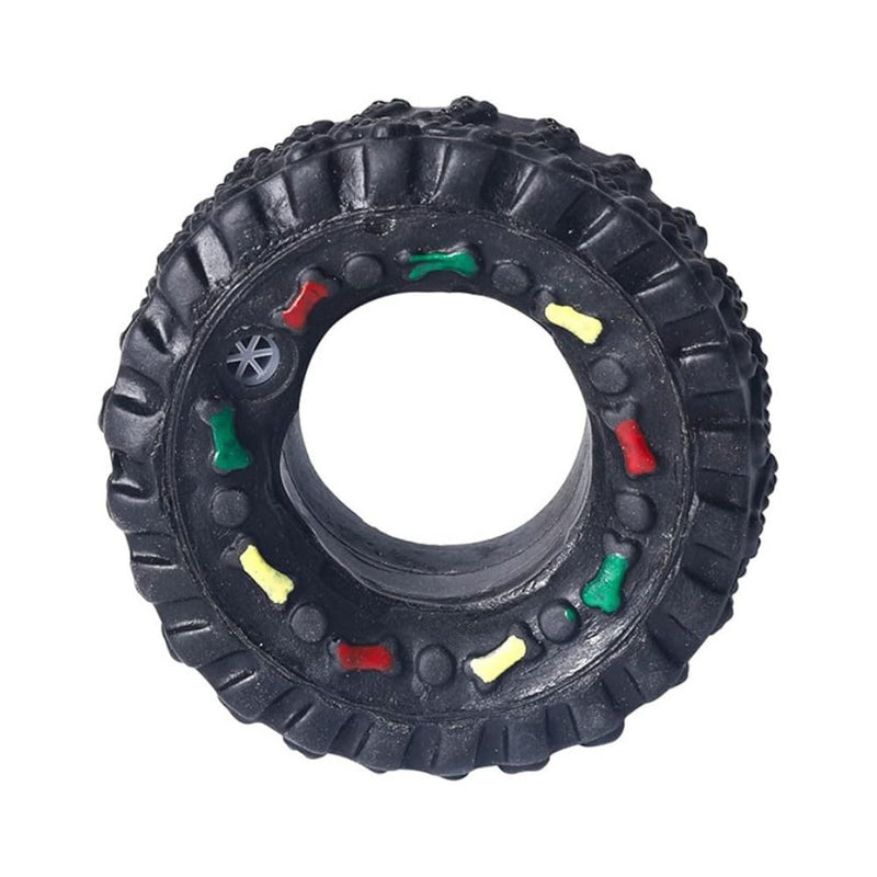 ANYWAGS Pet Toys Black Rubber Tires Shape Chew Tools For Dog