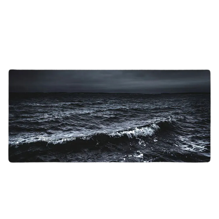 ANYMOB Mouse Pad Black 400X900X2MM Art Series Marble Computer Laptop Rubber Mat