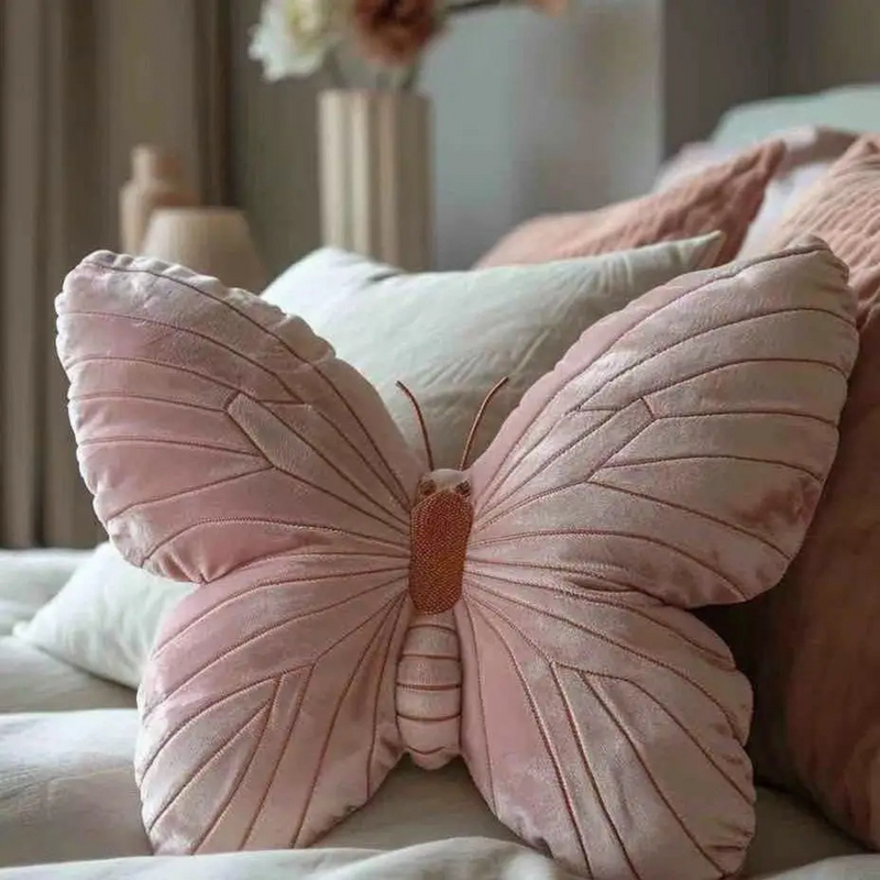 Anypillow Butterfly Pillow Soft Plush Decorative Cushion