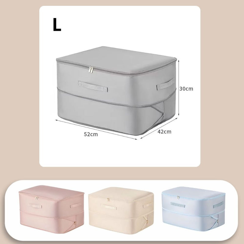 Anysort Storage Bag 1PC Large Self Compression Packing Cubes Ultra Space Saving Organizer