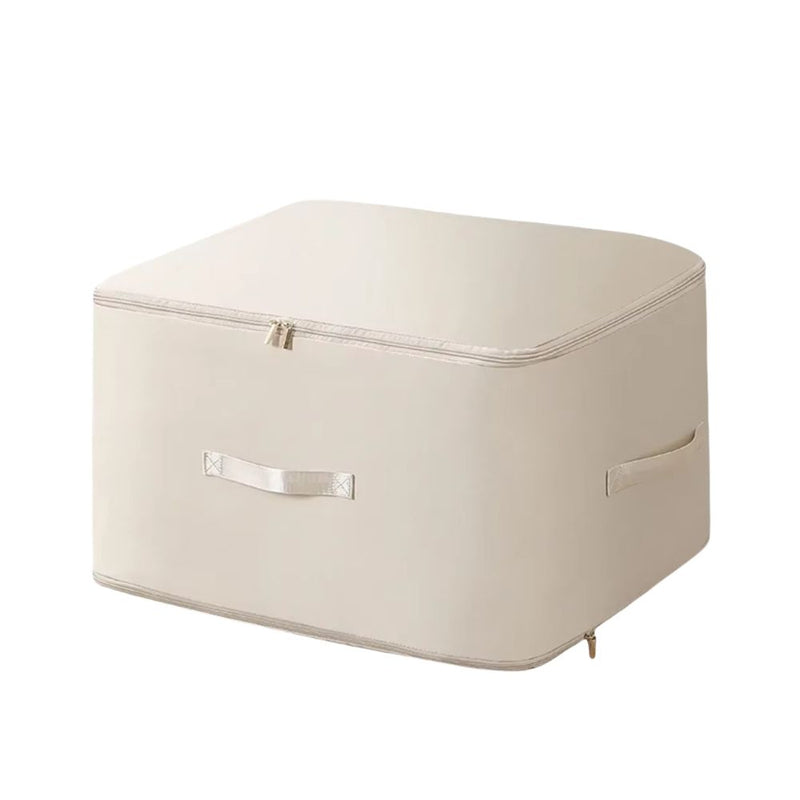 Anysort  Storage Bag Beige Durable Heavy Duty Packing Cubes For Beddings And Blankets