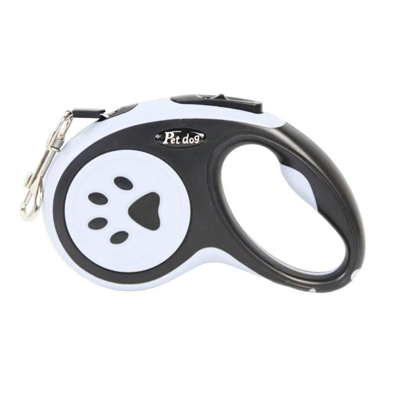 ANYWAGS Pet Leash Black Retractable Nylon Lead Walking Traction for Dog Cats