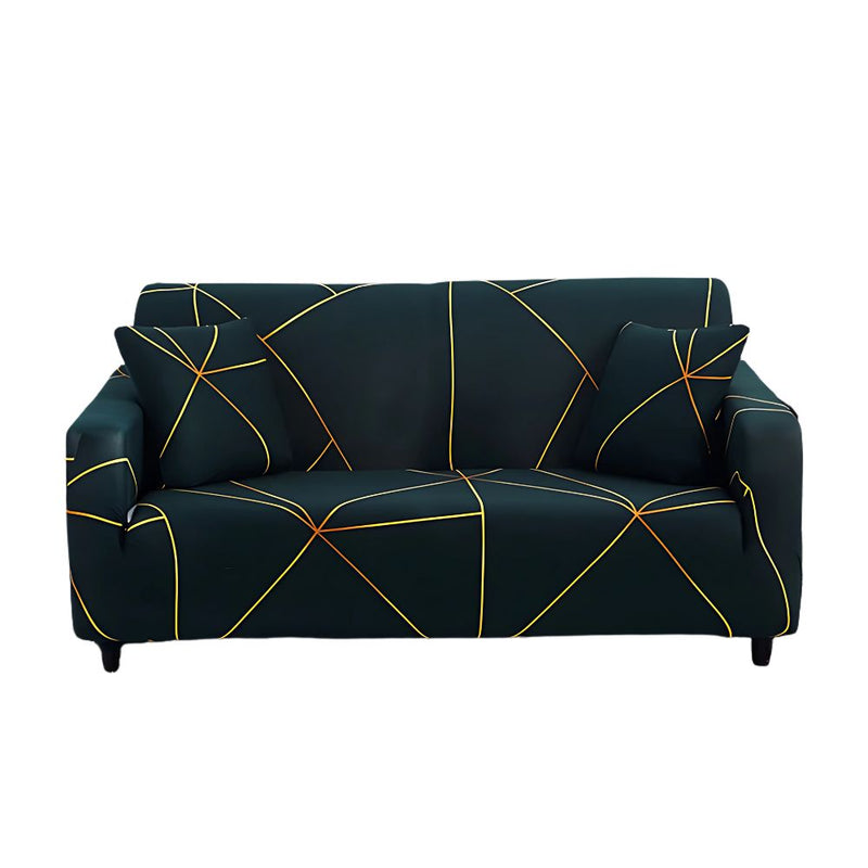 Anyseat Textured Linear Sofa Cover – Stretchable Slipcover for Living Room Chair Protection