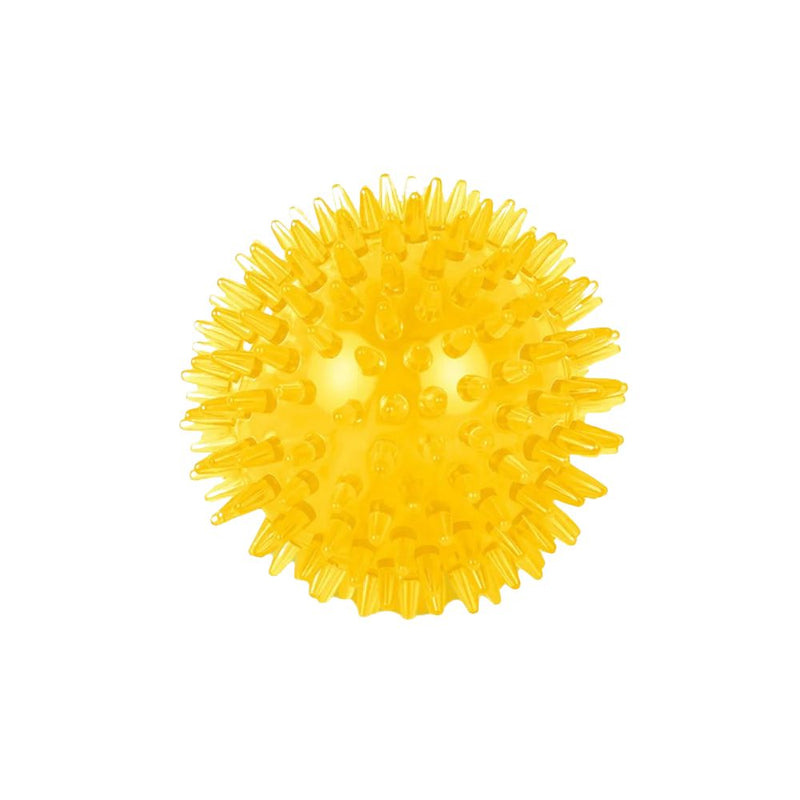 ANYPET Durable Rubber Chew Ball – Yellow Dog Toy for Healthy Play & Training