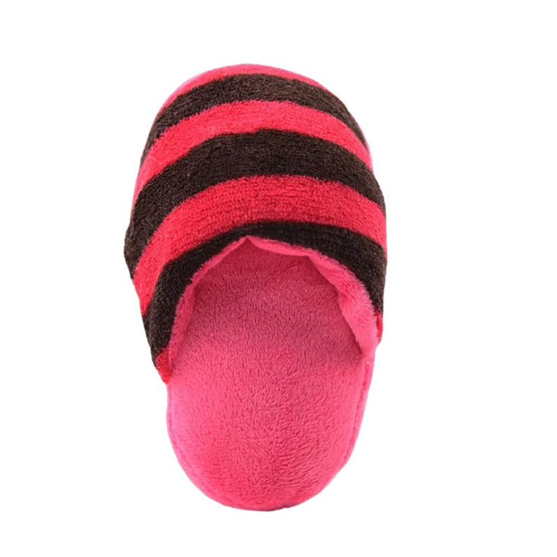 ANYWAGS Pet Toys Red Black Plush Pipe Slippers Squeaky Interactive Accessories