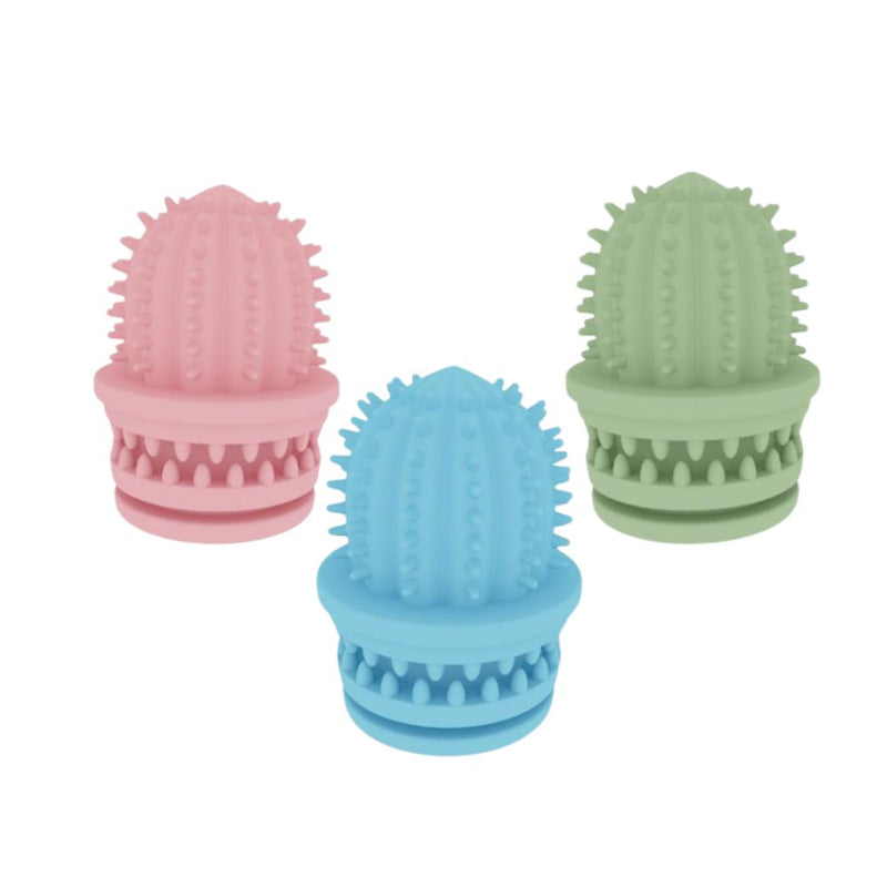 ANYWAGS Pet Toys Newest Clean Teeth Safety TPR Cactus Training Fetch