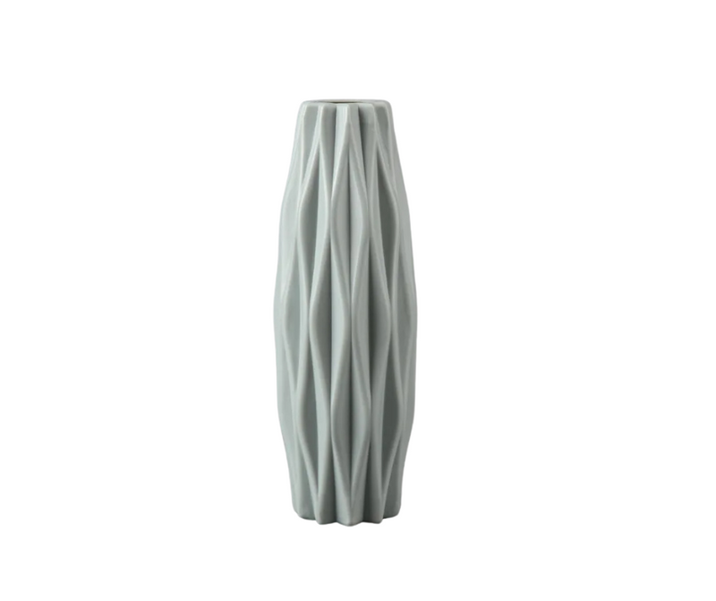 ANYDECO Flower Vase Light Green Small Geometric Nordic Style Pot Home Decor