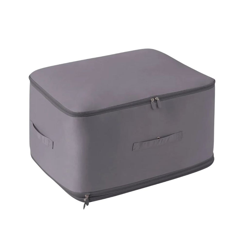 Anysort Storage Bag 1PC Grey Multifunctional Self Compression and Ultra Space Saving Organizer For Quilts And Clothes