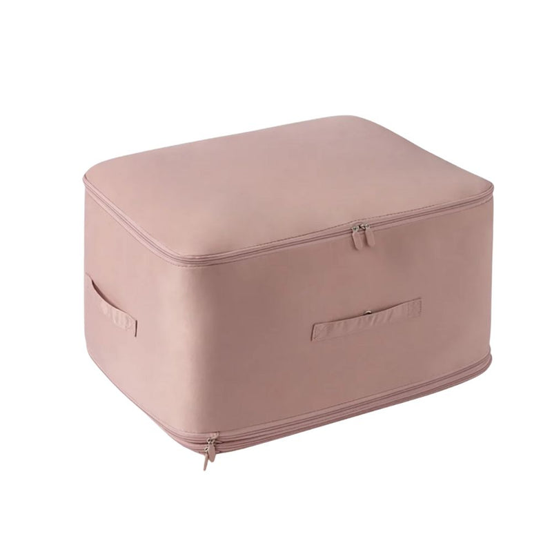 Anysort Storage Bag 1PC Pink Multifunctional Self Compression and Ultra Space Saving Organizer For Quilts And Clothes