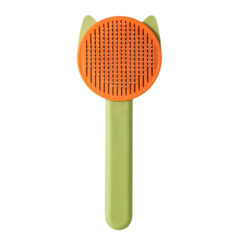 ANYWAGS Pet Brush Cat Ear Design Shedding Hair Removal Grooming Tool