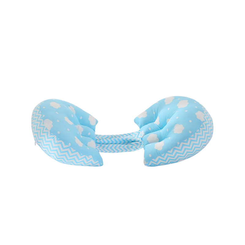 ANYMOM Lumbar Pillow Blue Maternity Pregnancy Support Cushion