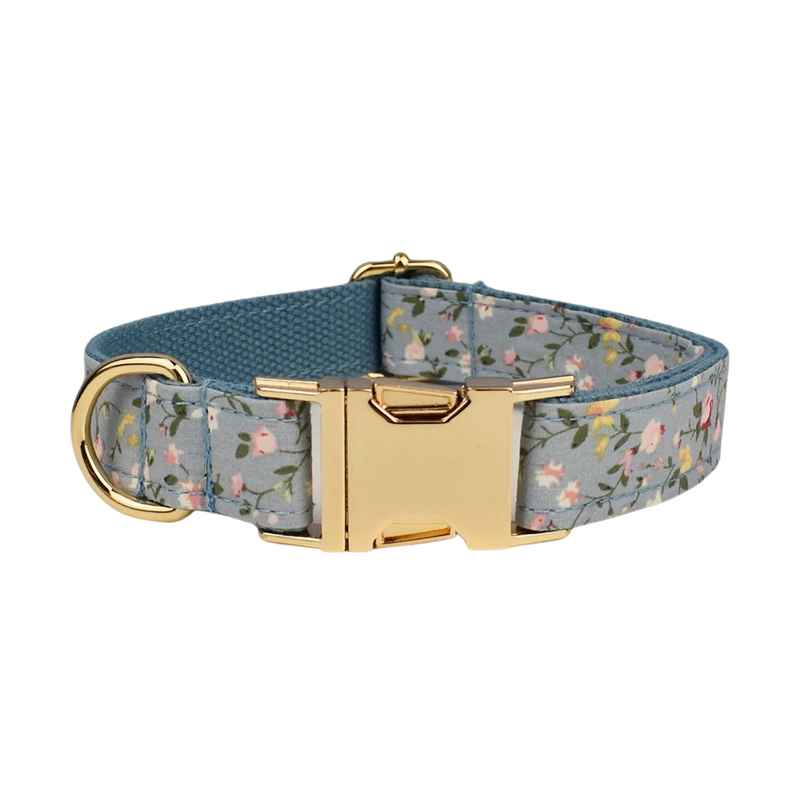ANYWAGS Pet Collar Powder Blue Stylish Accessory with Safety Buckle Durable Strap