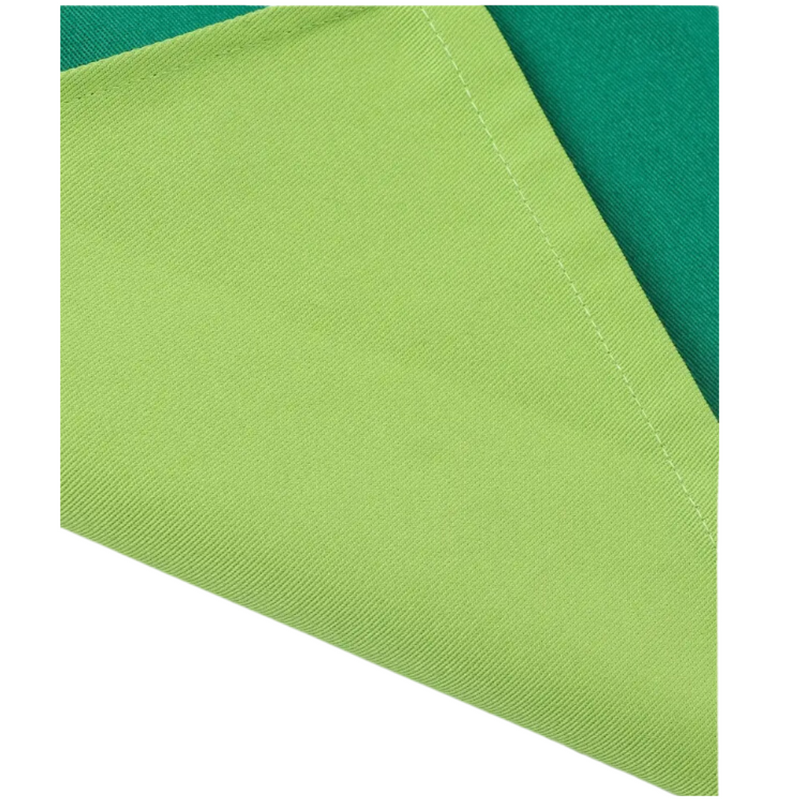 Anypron Unisex Double Green Chef Apron – Durable Cooking & Café Workwear for Men and Women