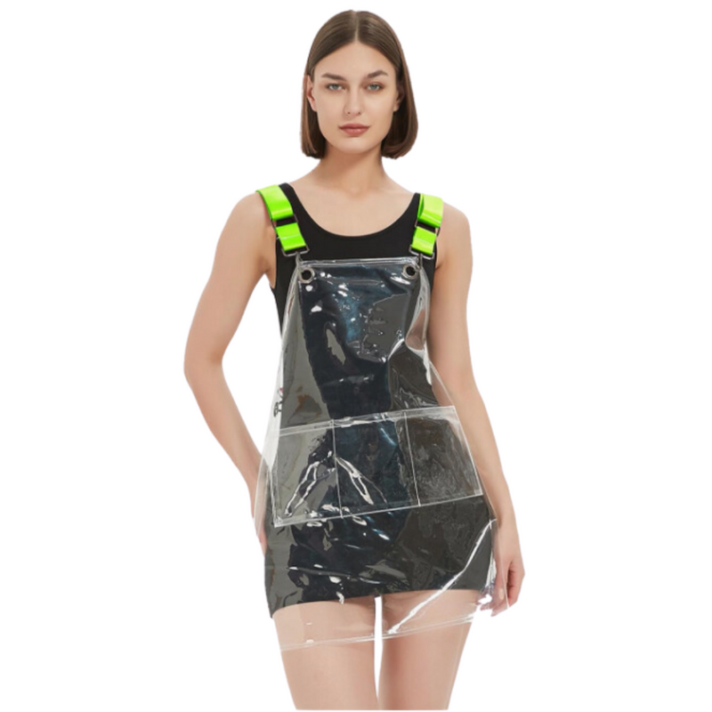 Anypron Green Waterproof TPU Kitchen Apron for Men & Women Work