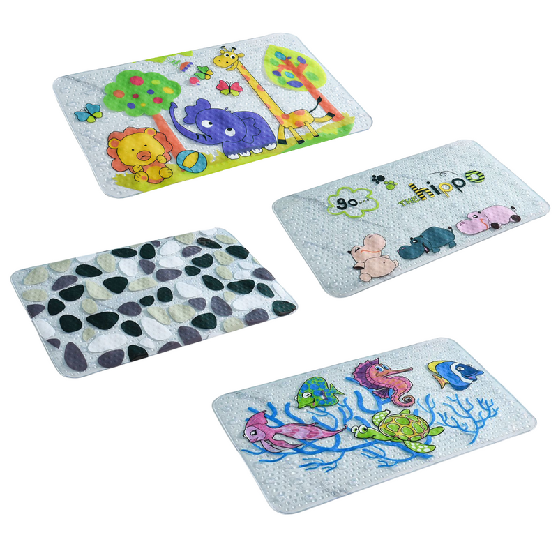 Anymat Bathroom Mat 50x80cm Printed Non Slip Shower Pad