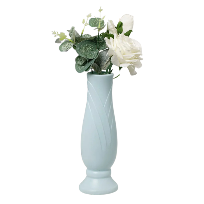 ANYDECO Flower Vase Light Green Small Nordic Style Pot Living Room Decor