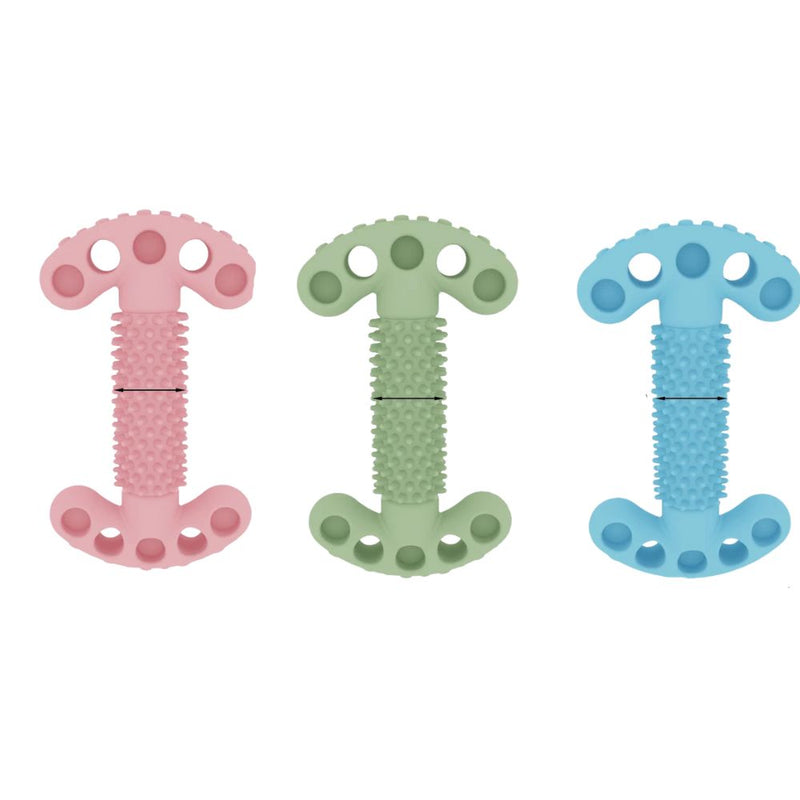 ANYWAGS Pet Toys Newest Clean Teeth Safety TPR T-Bone Training Fetch