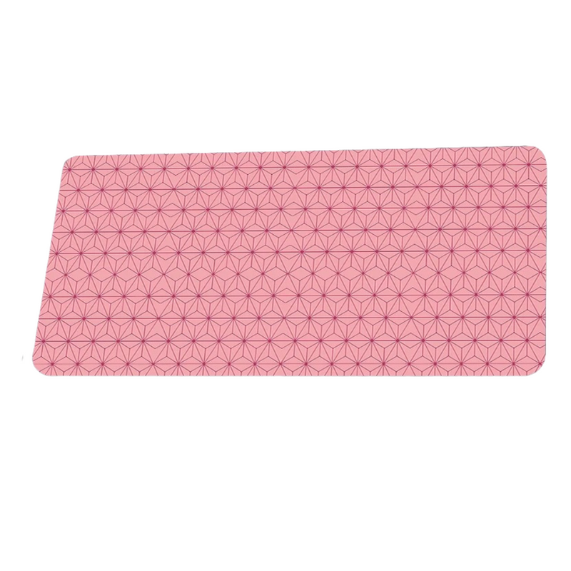 ANYMOB Mouse Pad Red Pink 400X900X4MM Minimalist Desk Gaming Laptop Desk Pad