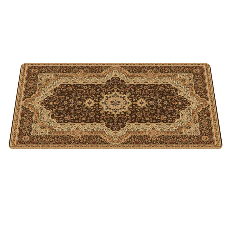 ANYMOB Mouse Pad Brown 400X900X3MM Persian Rug Mouse Full Desk Pad Mat Gaming Rubber Protector