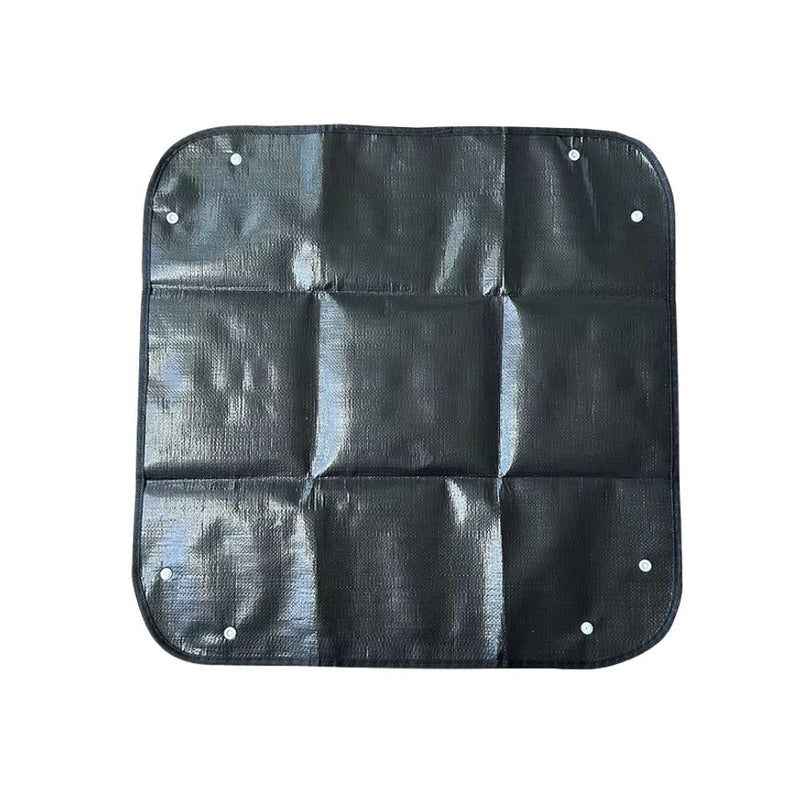 Anygreen Garden Planting Mat Black Foldable Potting Tray Reusable Waterproof Transplanting Pad