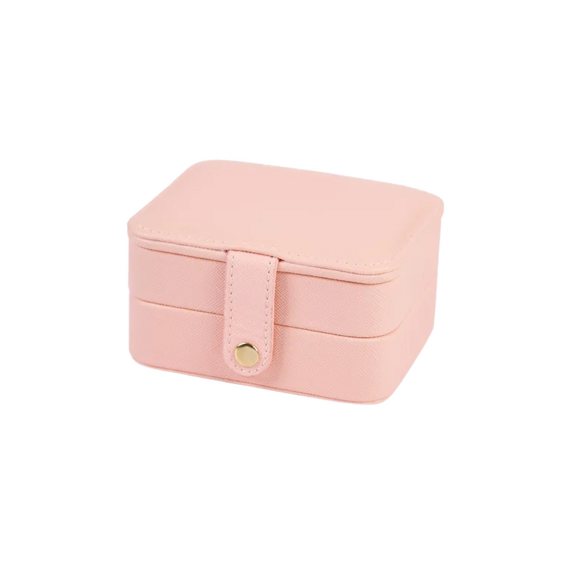 Anyvogue Jewelry Box Small Minimalist Leather Case Storage Accessories