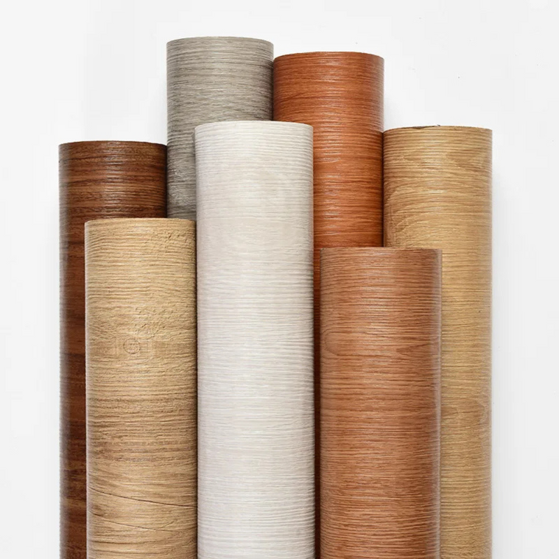 ANYHOUZ Vinyl Floor Tile 40x300cm Dark Brown Wood Grain Waterproof