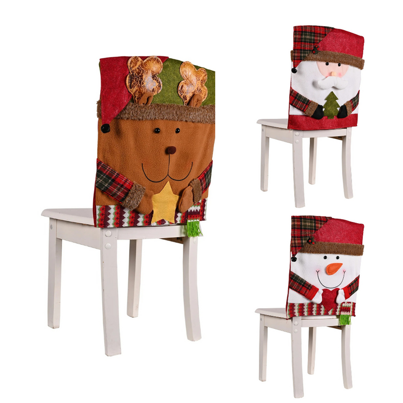 ANYDECO Christmas Chair Cushion Cover Home Style Décor Stool