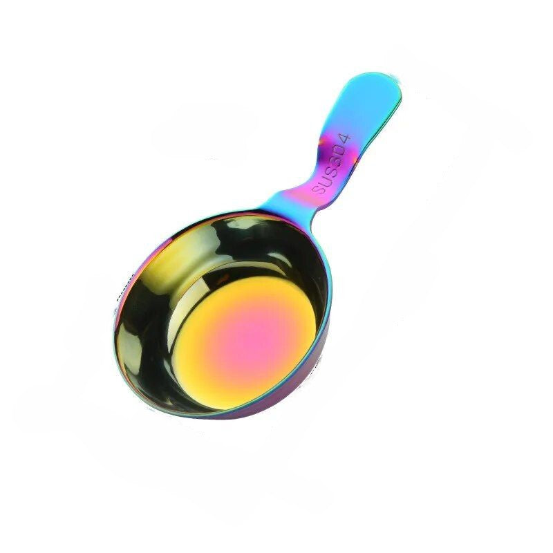 Anygleam Pink Rainbow 2Pcs Kichen Stainless Steel Sauce Dish Mini Tray Dipping Bowl