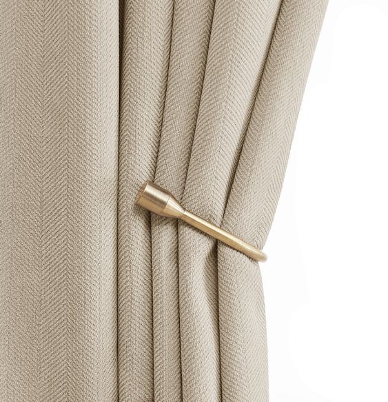 Anydrape Curtain Beige 300cmx250cm Thick Chenille Luxury Blackout Curtains