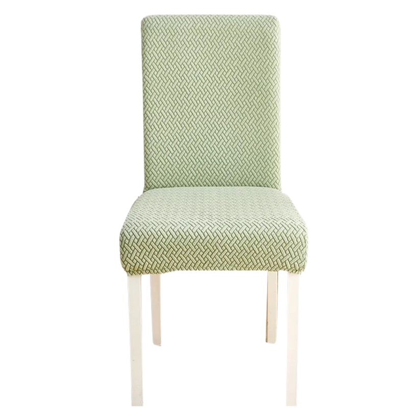 Anyseat Chair Cover Cypress Green Small Knitted Design with Anti-Dirt and Elastic Material for Dining Room Kitchen Wedding Hotel Banquet Restaurant
