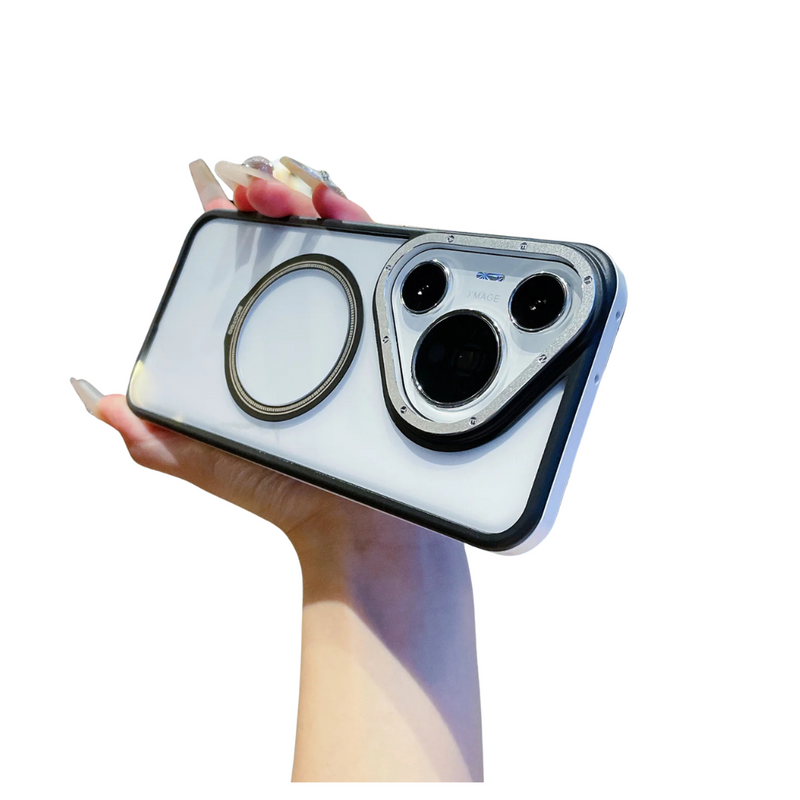 ANYMOB Huawei Case Black Wireless Charging Magnetic Rugged Protective Cover