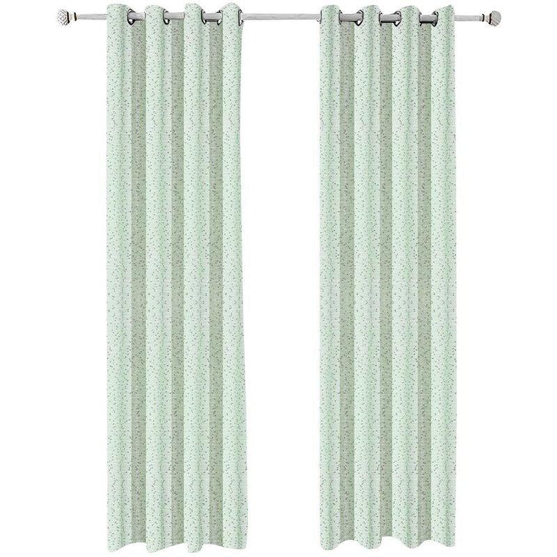 Anydrape Green Luxury Retro Curtains – Modern Textured Drapes for Living Room, Bedroom & Dining Decor