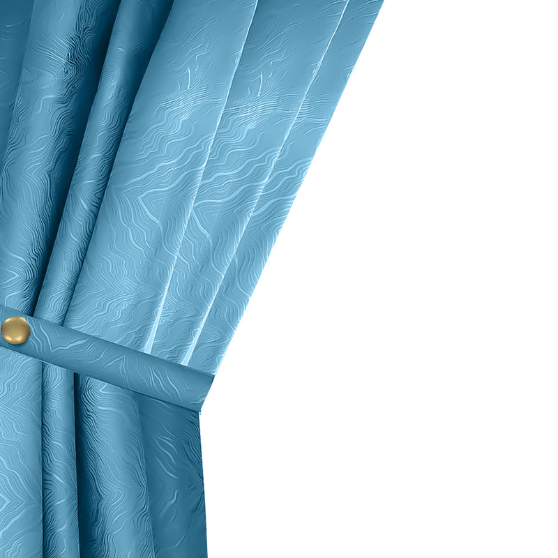 Anydrape  Curtain Blue 250cmx250cm  Fashion Luxury Curtains Window Decor