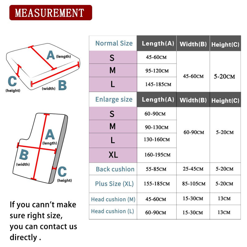 Anyseat Sofa Cover Mint Green L-Shape Polyester Chenille Thick Stretchable Cushion For Living Room Enlarge Size Medium