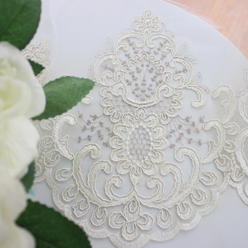 Anydrape 200cm Curtain White Style Flower Indoor Decorative Window Sheer Curtain For Living Room Bedroom Home Decor