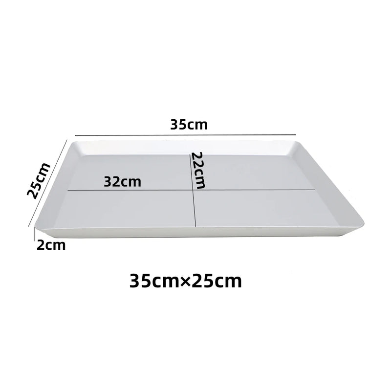 ANYGLEAM Baking Tray Silver 1Pc Rectangular Oven Pastry Sheet Pan