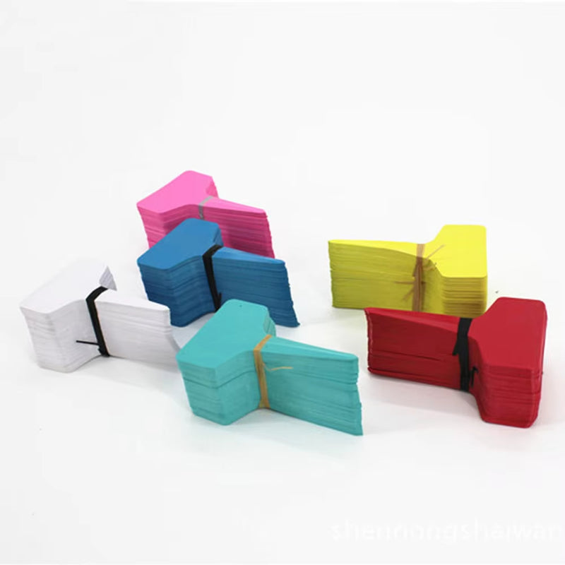 Anygreen Garden Plant Labels 60PCS Multi Color Plastic T Type Tags Home Gardening
