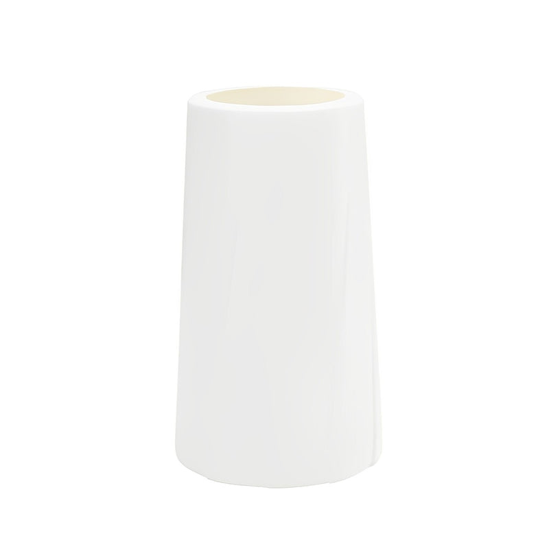 ANYDECO Flower Vase White Medium Nordic Plastic Table Decor