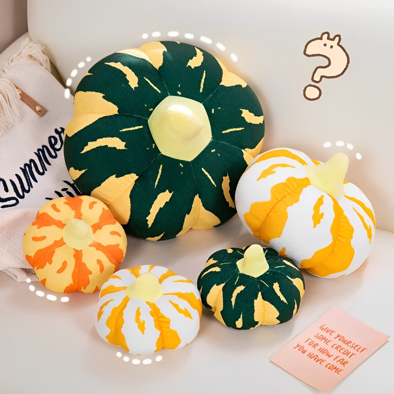 Anypillow Yellow Orange Pumpkin Cushion Soft Plush Fill