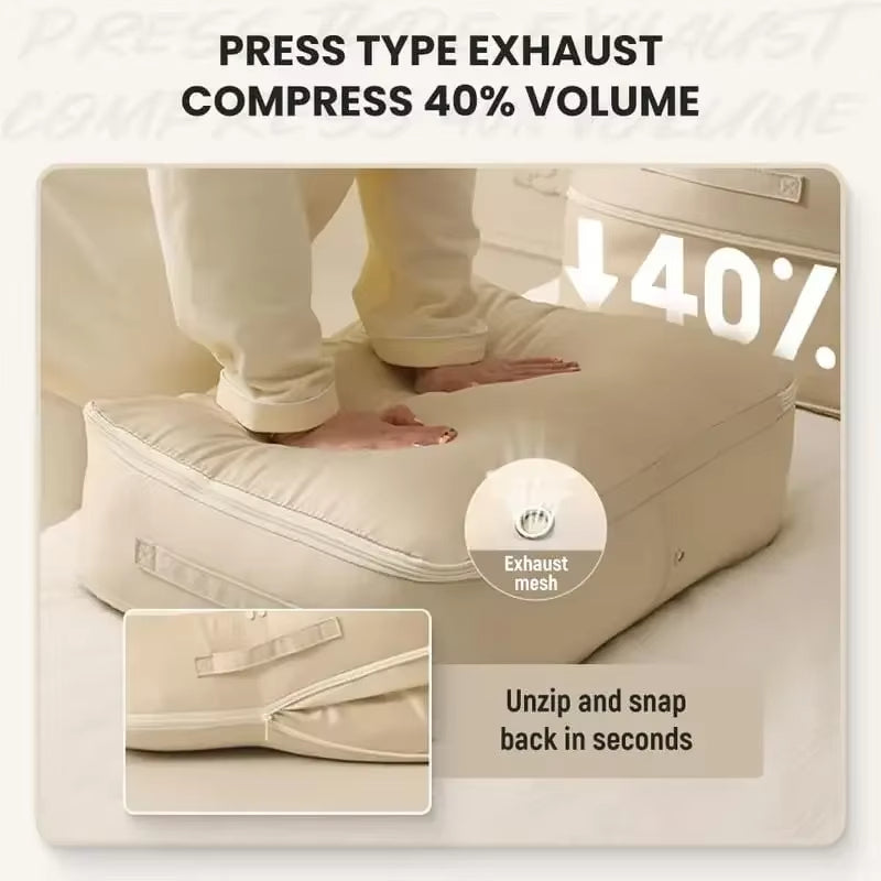 Anysort Storage Bag 1PC XL Self Compression Packing Cubes Ultra Space Saving Organizer