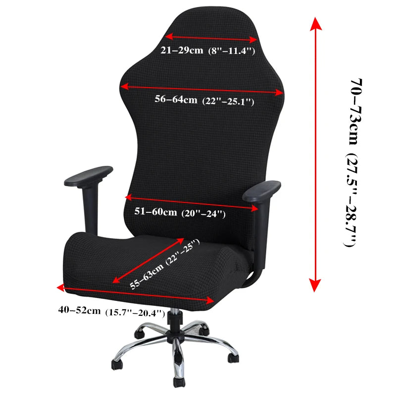 Anyseat Office Chair Cover Waterproof Stretchable Jacquard Slipcover